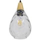 GloboStar® NOAH 01491 Μοντέρνο Κρεμαστό Φωτιστικό Οροφής Μονόφωτο 1 x E27 Γυάλινο με Ξύλο Διάφανο Φ16 x Υ30cm GloboStar® NOAH 01491 Μοντέρνο Κρεμαστό Φωτιστικό Οροφής Μονόφωτο 1 x E27 Γυάλινο με Ξύλο Διάφανο Φ16 x Υ30cm