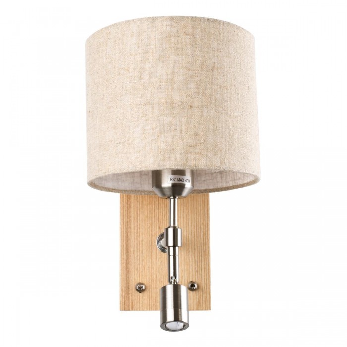 GloboStar® CALLIE 01496 Μοντέρνο Φωτιστικό Τοίχου Απλίκα Μεταλλικό Χρώμιο Νίκελ με Μπεζ Ύφασμα Δίφωτο 1xE27 - Ρυθμίζόμενο Σώμα με CREE LED 3W Θερμό Λευκό 2700K - Διακόπτες On / Off Μ18 x Π23.5 x Υ31cm GloboStar® CALLIE 01496 Μοντέρνο Φωτιστικό Τοίχου Απλίκα Μεταλλικό Χρώμιο Νίκελ με Μπεζ Ύφασμα Δίφωτο 1xE27 - Ρυθμίζόμενο Σώμα με CREE LED 3W Θερμό Λευκό 2700K - Διακόπτες On / Off Μ18 x Π23.5 x Υ31cm