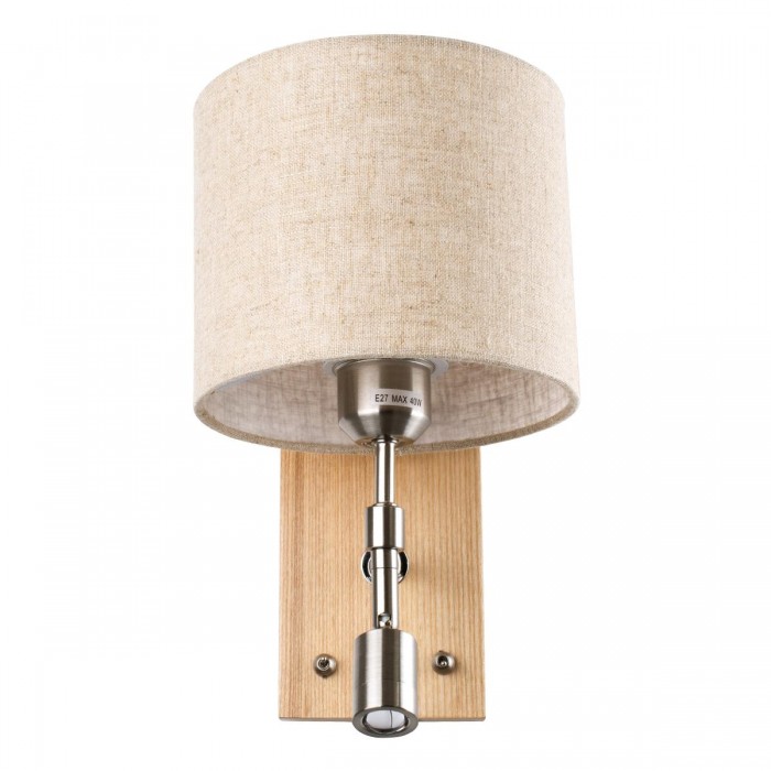 GloboStar® CALLIE 01496 Μοντέρνο Φωτιστικό Τοίχου Απλίκα Μεταλλικό Χρώμιο Νίκελ με Μπεζ Ύφασμα Δίφωτο 1xE27 - Ρυθμίζόμενο Σώμα με CREE LED 3W Θερμό Λευκό 2700K - Διακόπτες On / Off Μ18 x Π23.5 x Υ31cm GloboStar® CALLIE 01496 Μοντέρνο Φωτιστικό Τοίχου Απλίκα Μεταλλικό Χρώμιο Νίκελ με Μπεζ Ύφασμα Δίφωτο 1xE27 - Ρυθμίζόμενο Σώμα με CREE LED 3W Θερμό Λευκό 2700K - Διακόπτες On / Off Μ18 x Π23.5 x Υ31cm