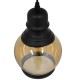 GloboStar® OLIVER 01505 Vintage Κρεμαστό Φωτιστικό Οροφής Μονόφωτο 1 x E27 Μαύρο Γυάλινο Μελί Διάφανο Φ16 x Υ25cm GloboStar® OLIVER 01505 Vintage Κρεμαστό Φωτιστικό Οροφής Μονόφωτο 1 x E27 Μαύρο Γυάλινο Μελί Διάφανο Φ16 x Υ25cm