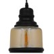 GloboStar® OLIVER 01506 Vintage Κρεμαστό Φωτιστικό Οροφής Μονόφωτο 1 x E27 Γυάλινο Μελί Διάφανο Φ15 x Υ21.5cm GloboStar® OLIVER 01506 Vintage Κρεμαστό Φωτιστικό Οροφής Μονόφωτο 1 x E27 Γυάλινο Μελί Διάφανο Φ15 x Υ21.5cm
