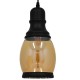 GloboStar® OLIVER 01507 Vintage Κρεμαστό Φωτιστικό Οροφής Μονόφωτο 1 x E27 Γυάλινο Μελί Διάφανο Φ14 x Υ30cm GloboStar® OLIVER 01507 Vintage Κρεμαστό Φωτιστικό Οροφής Μονόφωτο 1 x E27 Γυάλινο Μελί Διάφανο Φ14 x Υ30cm