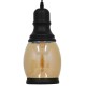 GloboStar® OLIVER 01507 Vintage Κρεμαστό Φωτιστικό Οροφής Μονόφωτο 1 x E27 Γυάλινο Μελί Διάφανο Φ14 x Υ30cm GloboStar® OLIVER 01507 Vintage Κρεμαστό Φωτιστικό Οροφής Μονόφωτο 1 x E27 Γυάλινο Μελί Διάφανο Φ14 x Υ30cm