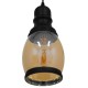 GloboStar® OLIVER 01507 Vintage Κρεμαστό Φωτιστικό Οροφής Μονόφωτο 1 x E27 Γυάλινο Μελί Διάφανο Φ14 x Υ30cm GloboStar® OLIVER 01507 Vintage Κρεμαστό Φωτιστικό Οροφής Μονόφωτο 1 x E27 Γυάλινο Μελί Διάφανο Φ14 x Υ30cm