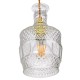 GloboStar® WHISKEY 01513 Vintage Κρεμαστό Φωτιστικό Οροφής Μονόφωτο 1 x E27 Γυάλινο Διάφανο Φ13 x Υ22cm GloboStar® WHISKEY 01513 Vintage Κρεμαστό Φωτιστικό Οροφής Μονόφωτο 1 x E27 Γυάλινο Διάφανο Φ13 x Υ22cm