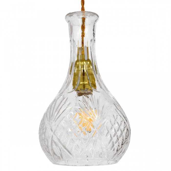 GloboStar® RUM 01514 Vintage Κρεμαστό Φωτιστικό Οροφής Μονόφωτο 1 x E27 Γυάλινο Διάφανο Φ14 x Υ23cm GloboStar® RUM 01514 Vintage Κρεμαστό Φωτιστικό Οροφής Μονόφωτο 1 x E27 Γυάλινο Διάφανο Φ14 x Υ23cm