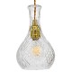 GloboStar® RUM 01514 Vintage Κρεμαστό Φωτιστικό Οροφής Μονόφωτο 1 x E27 Γυάλινο Διάφανο Φ14 x Υ23cm GloboStar® RUM 01514 Vintage Κρεμαστό Φωτιστικό Οροφής Μονόφωτο 1 x E27 Γυάλινο Διάφανο Φ14 x Υ23cm