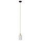 GloboStar® BRANDY 01516 Vintage Κρεμαστό Φωτιστικό Οροφής Μονόφωτο 1 x E27 Γυάλινο Διάφανο Φ10 x Υ24cm GloboStar® BRANDY 01516 Vintage Κρεμαστό Φωτιστικό Οροφής Μονόφωτο 1 x E27 Γυάλινο Διάφανο Φ10 x Υ24cm