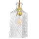 GloboStar® BRANDY 01516 Vintage Κρεμαστό Φωτιστικό Οροφής Μονόφωτο 1 x E27 Γυάλινο Διάφανο Φ10 x Υ24cm GloboStar® BRANDY 01516 Vintage Κρεμαστό Φωτιστικό Οροφής Μονόφωτο 1 x E27 Γυάλινο Διάφανο Φ10 x Υ24cm
