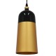 GloboStar® PALAZZO 01523 Μοντέρνο Κρεμαστό Φωτιστικό Οροφής Μονόφωτο 1 x E27 Μαύρο - Χρυσό Μεταλλικό Καμπάνα Φ14 x Υ34cm GloboStar® PALAZZO 01523 Μοντέρνο Κρεμαστό Φωτιστικό Οροφής Μονόφωτο 1 x E27 Μαύρο - Χρυσό Μεταλλικό Καμπάνα Φ14 x Υ34cm
