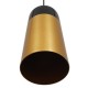 GloboStar® PALAZZO 01523 Μοντέρνο Κρεμαστό Φωτιστικό Οροφής Μονόφωτο 1 x E27 Μαύρο - Χρυσό Μεταλλικό Καμπάνα Φ14 x Υ34cm GloboStar® PALAZZO 01523 Μοντέρνο Κρεμαστό Φωτιστικό Οροφής Μονόφωτο 1 x E27 Μαύρο - Χρυσό Μεταλλικό Καμπάνα Φ14 x Υ34cm