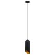 GloboStar® CARSON 01527 Μοντέρνο Κρεμαστό Φωτιστικό Οροφής Μονόφωτο 1 x E27 Μαύρο - Χρυσό Μεταλλικό Καμπάνα Φ10 x Υ38cm GloboStar® CARSON 01527 Μοντέρνο Κρεμαστό Φωτιστικό Οροφής Μονόφωτο 1 x E27 Μαύρο - Χρυσό Μεταλλικό Καμπάνα Φ10 x Υ38cm
