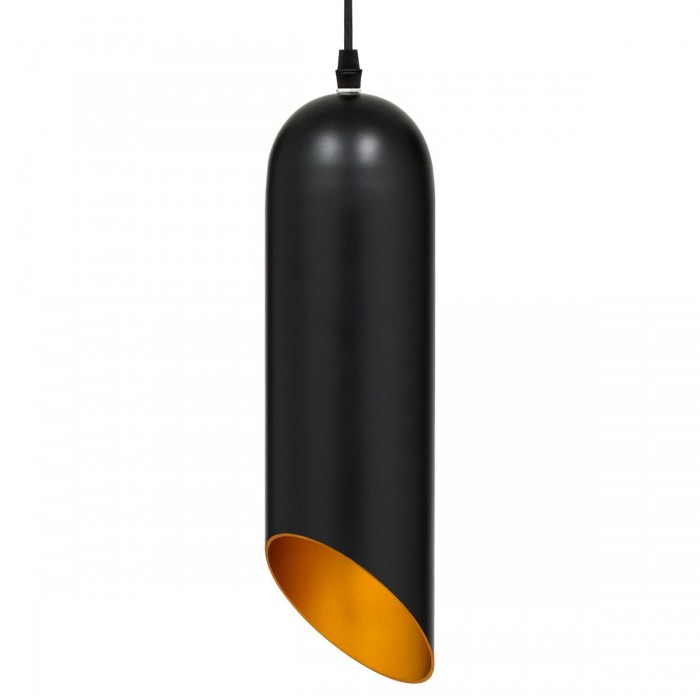 GloboStar® CARSON 01527 Μοντέρνο Κρεμαστό Φωτιστικό Οροφής Μονόφωτο 1 x E27 Μαύρο - Χρυσό Μεταλλικό Καμπάνα Φ10 x Υ38cm GloboStar® CARSON 01527 Μοντέρνο Κρεμαστό Φωτιστικό Οροφής Μονόφωτο 1 x E27 Μαύρο - Χρυσό Μεταλλικό Καμπάνα Φ10 x Υ38cm