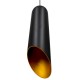 GloboStar® CARSON 01528 Μοντέρνο Κρεμαστό Φωτιστικό Οροφής Μονόφωτο 1 x E27 Μαύρο - Χρυσό Μεταλλικό Καμπάνα Φ12 x Υ52cm GloboStar® CARSON 01528 Μοντέρνο Κρεμαστό Φωτιστικό Οροφής Μονόφωτο 1 x E27 Μαύρο - Χρυσό Μεταλλικό Καμπάνα Φ12 x Υ52cm