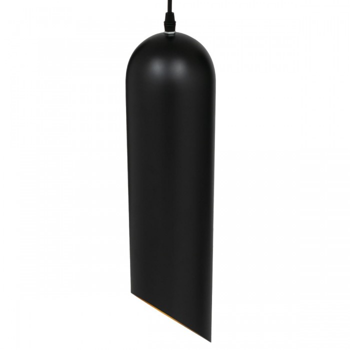 GloboStar® CARSON 01528 Μοντέρνο Κρεμαστό Φωτιστικό Οροφής Μονόφωτο 1 x E27 Μαύρο - Χρυσό Μεταλλικό Καμπάνα Φ12 x Υ52cm GloboStar® CARSON 01528 Μοντέρνο Κρεμαστό Φωτιστικό Οροφής Μονόφωτο 1 x E27 Μαύρο - Χρυσό Μεταλλικό Καμπάνα Φ12 x Υ52cm