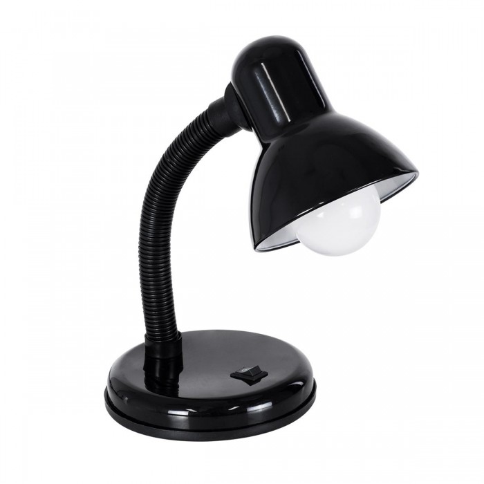 GloboStar® STUDENT BLACK 01530 Μοντέρνο Επιτραπέζιο Φωτιστικό Γραφείου Μονόφωτο Μεταλλικό Μαύρο Λευκό με Διακόπτη ΟN/OFF Φ12 x Υ32cm GloboStar® STUDENT BLACK 01530 Μοντέρνο Επιτραπέζιο Φωτιστικό Γραφείου Μονόφωτο Μεταλλικό Μαύρο Λευκό με Διακόπτη ΟN/OFF Φ12 x Υ32cm