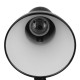 GloboStar® STUDENT BLACK 01530 Μοντέρνο Επιτραπέζιο Φωτιστικό Γραφείου Μονόφωτο Μεταλλικό Μαύρο Λευκό με Διακόπτη ΟN/OFF Φ12 x Υ32cm GloboStar® STUDENT BLACK 01530 Μοντέρνο Επιτραπέζιο Φωτιστικό Γραφείου Μονόφωτο Μεταλλικό Μαύρο Λευκό με Διακόπτη ΟN/OFF Φ12 x Υ32cm