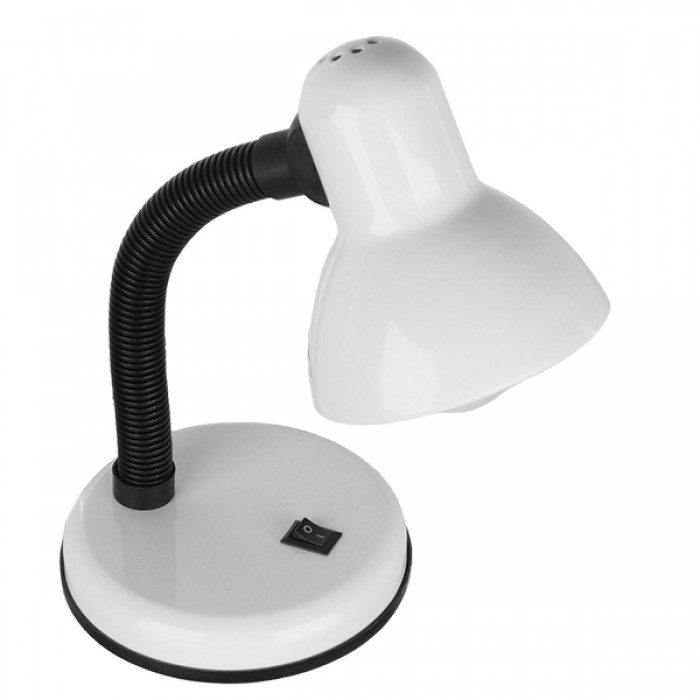 GloboStar® STUDENT WHITE 01531 Μοντέρνο Επιτραπέζιο Φωτιστικό Γραφείου Μονόφωτο Μεταλλικό Λευκό με Διακόπτη ΟN/OFF Φ12 x Υ32cm GloboStar® STUDENT WHITE 01531 Μοντέρνο Επιτραπέζιο Φωτιστικό Γραφείου Μονόφωτο Μεταλλικό Λευκό με Διακόπτη ΟN/OFF Φ12 x Υ32cm