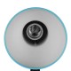 GloboStar® STUDENT BLUE 01532 Μοντέρνο Επιτραπέζιο Φωτιστικό Γραφείου Μονόφωτο Μεταλλικό Θαλασσί Λευκό με Διακόπτη ΟN/OFF Φ12 x Υ32cm