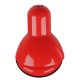 GloboStar® STUDENT RED 01535 Μοντέρνο Επιτραπέζιο Φωτιστικό Γραφείου Μονόφωτο Μεταλλικό Κόκκινο Λευκό με Διακόπτη ΟN/OFF Φ12 x Υ32cm