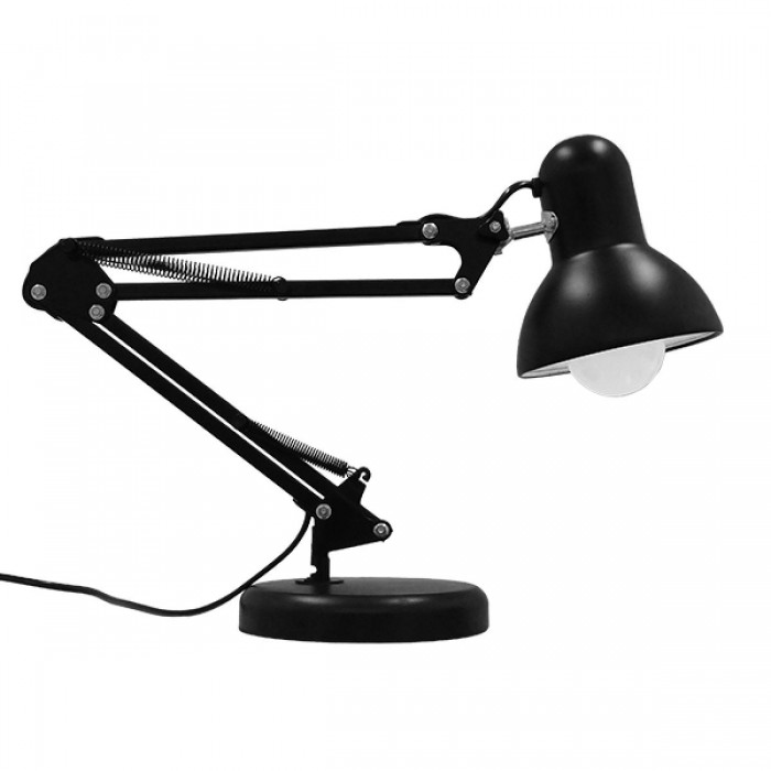 GloboStar® DESK BLACK 01538 Μοντέρνο Επιτραπέζιο Φωτιστικό Γραφείου Μονόφωτο Μεταλλικό Μαύρο Λευκό Φ12 x Υ67cm GloboStar® DESK BLACK 01538 Μοντέρνο Επιτραπέζιο Φωτιστικό Γραφείου Μονόφωτο Μεταλλικό Μαύρο Λευκό Φ12 x Υ67cm