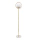 GloboStar® VERSAILLES 01541 Μοντέρνο Φωτιστικό Δαπέδου Μονόφωτο 1 x E27 Χρυσό Μεταλλικό με Γαλακτερή Γυάλινη Μπάλα D25 x H150cm GloboStar® VERSAILLES 01541 Μοντέρνο Φωτιστικό Δαπέδου Μονόφωτο 1 x E27 Χρυσό Μεταλλικό με Γαλακτερή Γυάλινη Μπάλα D25 x H150cm
