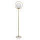 GloboStar® VERSAILLES 01543 Μοντέρνο Φωτιστικό Δαπέδου Μονόφωτο 1 x E27 Χρυσό Μεταλλικό με Γαλακτερή Γυάλινη Μπάλα D35 x H170cm GloboStar® VERSAILLES 01543 Μοντέρνο Φωτιστικό Δαπέδου Μονόφωτο 1 x E27 Χρυσό Μεταλλικό με Γαλακτερή Γυάλινη Μπάλα D35 x H170cm
