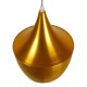 GloboStar® SHANGHAI GOLD 01544 Μοντέρνο Κρεμαστό Φωτιστικό Οροφής Μονόφωτο 1 x E27 Χρυσό Μεταλλικό Καμπάνα Φ24 x Y30cm GloboStar® SHANGHAI GOLD 01544 Μοντέρνο Κρεμαστό Φωτιστικό Οροφής Μονόφωτο 1 x E27 Χρυσό Μεταλλικό Καμπάνα Φ24 x Y30cm