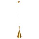 GloboStar® SHANGHAI GOLD 01546 Μοντέρνο Κρεμαστό Φωτιστικό Οροφής Μονόφωτο 1 x E27 Χρυσό Μεταλλικό Καμπάνα Φ18 x Y38.5cm GloboStar® SHANGHAI GOLD 01546 Μοντέρνο Κρεμαστό Φωτιστικό Οροφής Μονόφωτο 1 x E27 Χρυσό Μεταλλικό Καμπάνα Φ18 x Y38.5cm