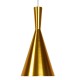 GloboStar® SHANGHAI GOLD 01546 Μοντέρνο Κρεμαστό Φωτιστικό Οροφής Μονόφωτο 1 x E27 Χρυσό Μεταλλικό Καμπάνα Φ18 x Y38.5cm GloboStar® SHANGHAI GOLD 01546 Μοντέρνο Κρεμαστό Φωτιστικό Οροφής Μονόφωτο 1 x E27 Χρυσό Μεταλλικό Καμπάνα Φ18 x Y38.5cm