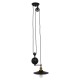 GloboStar® CARILO 01549 Vintage Industrial Κρεμαστό Φωτιστικό Οροφής Μονόφωτο 1 x E27 Μαύρο Μεταλλικό με Ρυθμιζόμενη Ανάρτηση Μ32 x Π26 x Υ120cm GloboStar® CARILO 01549 Vintage Industrial Κρεμαστό Φωτιστικό Οροφής Μονόφωτο 1 x E27 Μαύρο Μεταλλικό με Ρυθμιζόμενη Ανάρτηση Μ32 x Π26 x Υ120cm