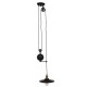 GloboStar® CARILO 01549 Vintage Industrial Κρεμαστό Φωτιστικό Οροφής Μονόφωτο 1 x E27 Μαύρο Μεταλλικό με Ρυθμιζόμενη Ανάρτηση Μ32 x Π26 x Υ120cm GloboStar® CARILO 01549 Vintage Industrial Κρεμαστό Φωτιστικό Οροφής Μονόφωτο 1 x E27 Μαύρο Μεταλλικό με Ρυθμιζόμενη Ανάρτηση Μ32 x Π26 x Υ120cm