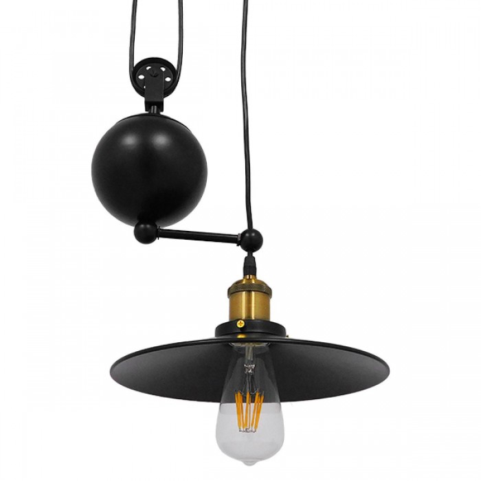 GloboStar® CARILO 01549 Vintage Industrial Κρεμαστό Φωτιστικό Οροφής Μονόφωτο 1 x E27 Μαύρο Μεταλλικό με Ρυθμιζόμενη Ανάρτηση Μ32 x Π26 x Υ120cm GloboStar® CARILO 01549 Vintage Industrial Κρεμαστό Φωτιστικό Οροφής Μονόφωτο 1 x E27 Μαύρο Μεταλλικό με Ρυθμιζόμενη Ανάρτηση Μ32 x Π26 x Υ120cm