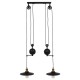 GloboStar® CARILO 01550 Vintage Industrial Κρεμαστό Φωτιστικό Οροφής Δίφωτο 2 x E27 Μαύρο Μεταλλικό με Ρυθμιζόμενη Ανάρτηση Μ72 x Π26 x Υ120cm GloboStar® CARILO 01550 Vintage Industrial Κρεμαστό Φωτιστικό Οροφής Δίφωτο 2 x E27 Μαύρο Μεταλλικό με Ρυθμιζόμενη Ανάρτηση Μ72 x Π26 x Υ120cm