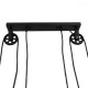 GloboStar® CARILO 01550 Vintage Industrial Κρεμαστό Φωτιστικό Οροφής Δίφωτο 2 x E27 Μαύρο Μεταλλικό με Ρυθμιζόμενη Ανάρτηση Μ72 x Π26 x Υ120cm GloboStar® CARILO 01550 Vintage Industrial Κρεμαστό Φωτιστικό Οροφής Δίφωτο 2 x E27 Μαύρο Μεταλλικό με Ρυθμιζόμενη Ανάρτηση Μ72 x Π26 x Υ120cm