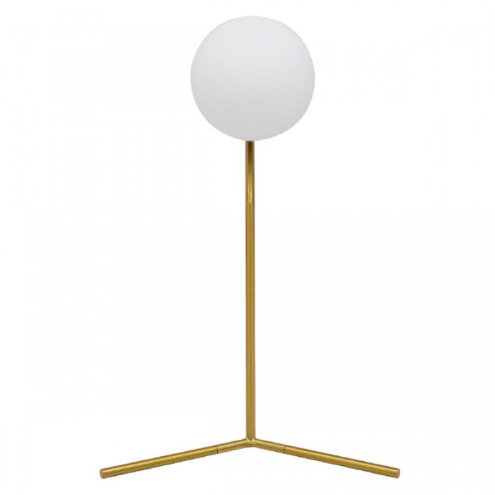 GloboStar® ELFIS GOLD 01551 Μοντέρνο Επιτραπέζιο Φωτιστικό Πορτατίφ Μονόφωτο Χρυσό Μεταλλικό με Λευκό Γυαλί Φ15 x Υ53cm GloboStar® ELFIS GOLD 01551 Μοντέρνο Επιτραπέζιο Φωτιστικό Πορτατίφ Μονόφωτο Χρυσό Μεταλλικό με Λευκό Γυαλί Φ15 x Υ53cm