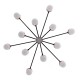 GloboStar® ORNATE 01553 Μοντέρνο Φωτιστικό Οροφής LED 104 Watt Πολύφωτο Μαύρο με Μπρονζέ και Χρυσές Λεπτομέρειες Μεταλλικό Λευκό Ημέρας 4500k Φ63 x Y36-45cm GloboStar® ORNATE 01553 Μοντέρνο Φωτιστικό Οροφής LED 104 Watt Πολύφωτο Μαύρο με Μπρονζέ και Χρυσές Λεπτομέρειες Μεταλλικό Λευκό Ημέρας 4500k Φ63 x Y36-45cm