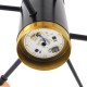 GloboStar® ORNATE 01553 Μοντέρνο Φωτιστικό Οροφής LED 104 Watt Πολύφωτο Μαύρο με Μπρονζέ και Χρυσές Λεπτομέρειες Μεταλλικό Λευκό Ημέρας 4500k Φ63 x Y36-45cm GloboStar® ORNATE 01553 Μοντέρνο Φωτιστικό Οροφής LED 104 Watt Πολύφωτο Μαύρο με Μπρονζέ και Χρυσές Λεπτομέρειες Μεταλλικό Λευκό Ημέρας 4500k Φ63 x Y36-45cm