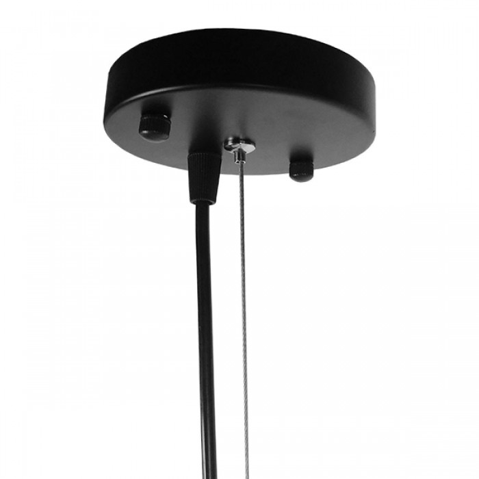 GloboStar® VICKY 01559 Vintage Industrial Κρεμαστό Φωτιστικό Οροφής Μονόφωτο Μαύρο Μεταλλικό Πλέγμα και Υφασμάτινο Εσωτερικό Καπέλο Φ18 x Υ65cm GloboStar® VICKY 01559 Vintage Industrial Κρεμαστό Φωτιστικό Οροφής Μονόφωτο Μαύρο Μεταλλικό Πλέγμα και Υφασμάτινο Εσωτερικό Καπέλο Φ18 x Υ65cm