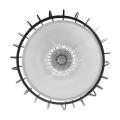 GloboStar® CLEO 01561 Vintage Industrial Κρεμαστό Φωτιστικό Οροφής Μονόφωτο Μαύρο Μεταλλικό Πλέγμα και Υφασμάτινο Εσωτερικό Καπέλο Φ20 x Υ90cm GloboStar® CLEO 01561 Vintage Industrial Κρεμαστό Φωτιστικό Οροφής Μονόφωτο Μαύρο Μεταλλικό Πλέγμα και Υφασμάτινο Εσωτερικό Καπέλο Φ20 x Υ90cm