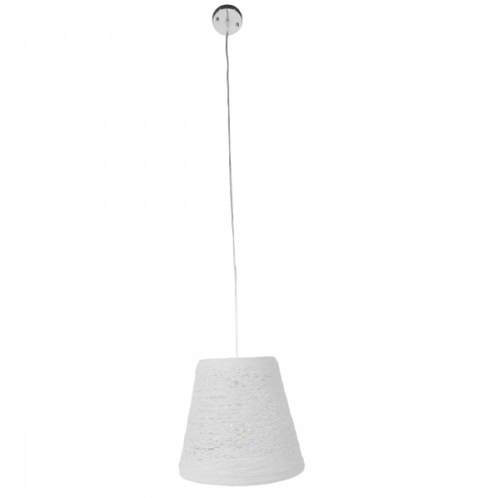 GloboStar® PLAYROOM 01562 Vintage Κρεμαστό Φωτιστικό Οροφής Μονόφωτο 1 x E27 Λευκό Ξύλινο Ψάθινο Rattan Φ32 x Υ27cm GloboStar® PLAYROOM 01562 Vintage Κρεμαστό Φωτιστικό Οροφής Μονόφωτο 1 x E27 Λευκό Ξύλινο Ψάθινο Rattan Φ32 x Υ27cm