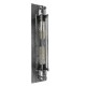 GloboStar® REBELL 01567 Vintage Industrial Φωτιστικό Τοίχου Απλίκα Δίφωτο Ασημί Σκουριά Μεταλλικό Πλέγμα Μ9.5 x Π10 x Υ47cm GloboStar® REBELL 01567 Vintage Industrial Φωτιστικό Τοίχου Απλίκα Δίφωτο Ασημί Σκουριά Μεταλλικό Πλέγμα Μ9.5 x Π10 x Υ47cm