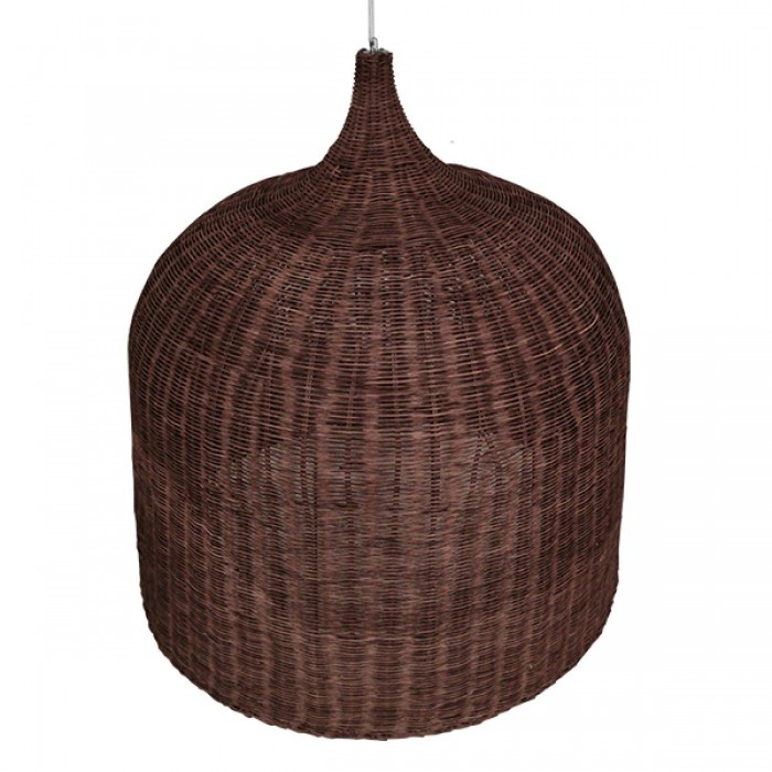 GloboStar® BAHAMAS 01569 Vintage Κρεμαστό Φωτιστικό Οροφής Μονόφωτο 1 x E27 Καφέ Σκούρο Ξύλινο Ψάθινο Μπαμπού Φ90 x Υ90cm GloboStar® BAHAMAS 01569 Vintage Κρεμαστό Φωτιστικό Οροφής Μονόφωτο 1 x E27 Καφέ Σκούρο Ξύλινο Ψάθινο Μπαμπού Φ90 x Υ90cm