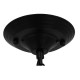 GloboStar® HARROW 01571 Vintage Industrial Κρεμαστό Φωτιστικό Οροφής Μονόφωτο 1 x E27 Μαύρο Μεταλλικό Πλέγμα Φ33 x Υ32cm