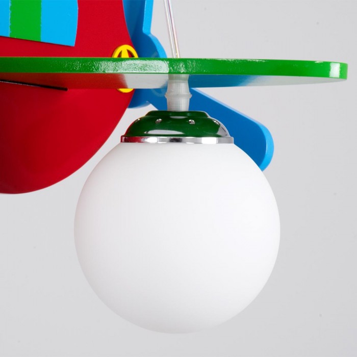 GloboStar® AIRPLANE 01575 Μοντέρνο Κρεμαστό Παιδικό Φωτιστικό Οροφής Τρίφωτο 3 x E27 Φιγούρα Πολύχρωμο Ξύλινο Μ51 x Π49 x Υ26cm GloboStar® AIRPLANE 01575 Μοντέρνο Κρεμαστό Παιδικό Φωτιστικό Οροφής Τρίφωτο 3 x E27 Φιγούρα Πολύχρωμο Ξύλινο Μ51 x Π49 x Υ26cm