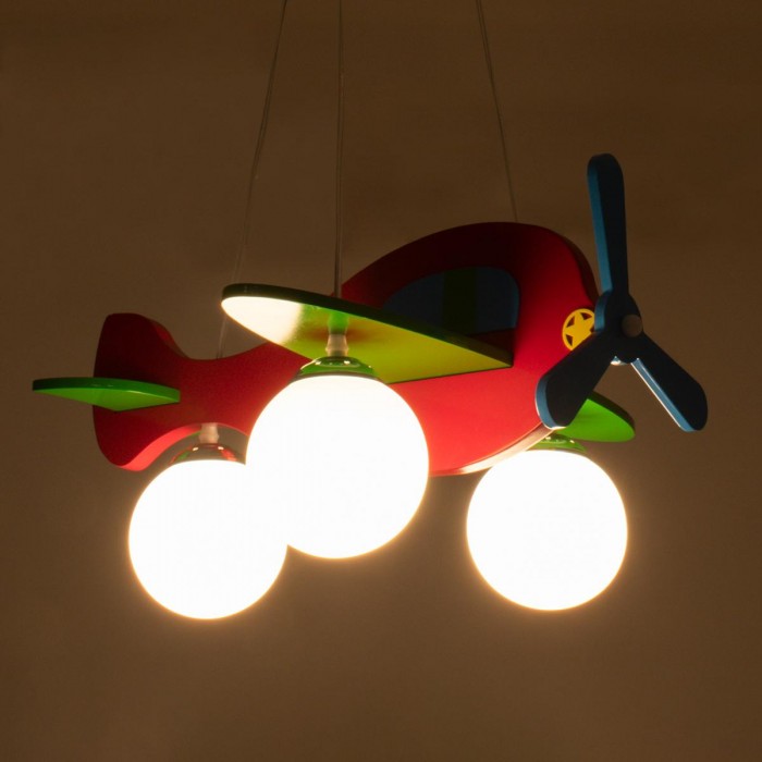 GloboStar® AIRPLANE 01575 Μοντέρνο Κρεμαστό Παιδικό Φωτιστικό Οροφής Τρίφωτο 3 x E27 Φιγούρα Πολύχρωμο Ξύλινο Μ51 x Π49 x Υ26cm GloboStar® AIRPLANE 01575 Μοντέρνο Κρεμαστό Παιδικό Φωτιστικό Οροφής Τρίφωτο 3 x E27 Φιγούρα Πολύχρωμο Ξύλινο Μ51 x Π49 x Υ26cm