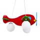 GloboStar® AIRPLANE 01575 Μοντέρνο Κρεμαστό Παιδικό Φωτιστικό Οροφής Τρίφωτο 3 x E27 Φιγούρα Πολύχρωμο Ξύλινο Μ51 x Π49 x Υ26cm GloboStar® AIRPLANE 01575 Μοντέρνο Κρεμαστό Παιδικό Φωτιστικό Οροφής Τρίφωτο 3 x E27 Φιγούρα Πολύχρωμο Ξύλινο Μ51 x Π49 x Υ26cm