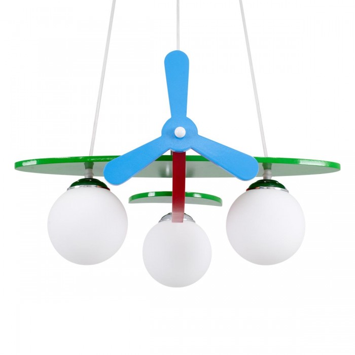 GloboStar® AIRPLANE 01575 Μοντέρνο Κρεμαστό Παιδικό Φωτιστικό Οροφής Τρίφωτο 3 x E27 Φιγούρα Πολύχρωμο Ξύλινο Μ51 x Π49 x Υ26cm GloboStar® AIRPLANE 01575 Μοντέρνο Κρεμαστό Παιδικό Φωτιστικό Οροφής Τρίφωτο 3 x E27 Φιγούρα Πολύχρωμο Ξύλινο Μ51 x Π49 x Υ26cm