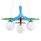GloboStar® AIRPLANE 01575 Μοντέρνο Κρεμαστό Παιδικό Φωτιστικό Οροφής Τρίφωτο 3 x E27 Φιγούρα Πολύχρωμο Ξύλινο Μ51 x Π49 x Υ26cm GloboStar® AIRPLANE 01575 Μοντέρνο Κρεμαστό Παιδικό Φωτιστικό Οροφής Τρίφωτο 3 x E27 Φιγούρα Πολύχρωμο Ξύλινο Μ51 x Π49 x Υ26cm