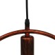 GloboStar® OMICRON 01579 Μοντέρνο Κρεμαστό Φωτιστικό Οροφής Μονόφωτο 1 x E27 Καφέ Σκουριά Μεταλλικό Φ33 x Π4 x Υ33cm GloboStar® OMICRON 01579 Μοντέρνο Κρεμαστό Φωτιστικό Οροφής Μονόφωτο 1 x E27 Καφέ Σκουριά Μεταλλικό Φ33 x Π4 x Υ33cm